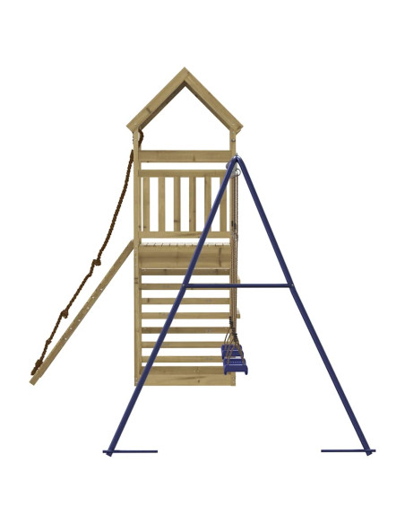 Set da Gioco da Esterno in Legno di Pino Impregnato
