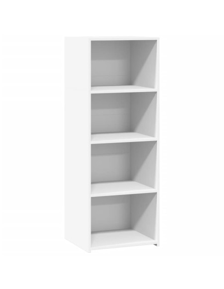 Credenza Bianca 45x41x124cm in Legno Multistrato
