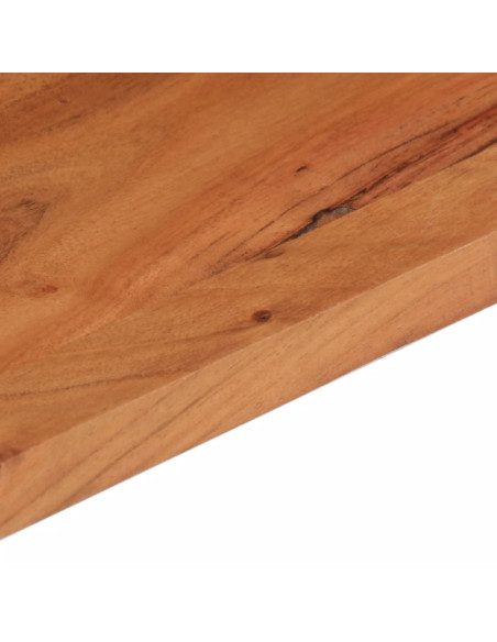 Piano Tavolo 140x60x2,5 cm Rettangolare Legno Massello Acacia