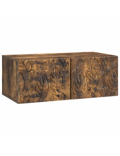 Mobile Porta TV da Muro 78,5 x 31 cm Rovere Fumo