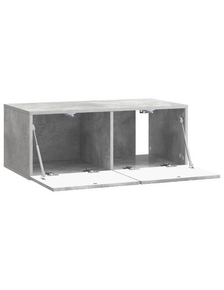 Mobile Porta TV da Muro 78,5 x 31 cm Grigio Cemento