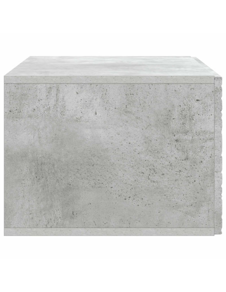Mobile Porta TV da Muro 78,5 x 31 cm Grigio Cemento