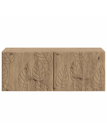 Mobile Porta TV da Muro 78,5 x 31 cm Rovere Artigianale