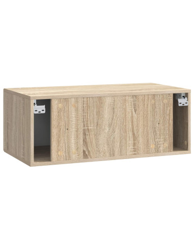 Mobile Porta TV da Muro 98 x 31 cm Rovere Sonoma