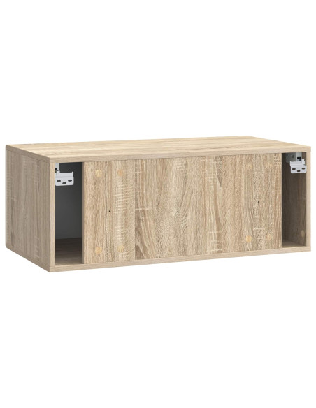 Mobile Porta TV da Muro 98 x 31 cm Rovere Sonoma