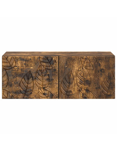 Mobile Porta TV da Muro 98 x 31 cm Rovere Fumo