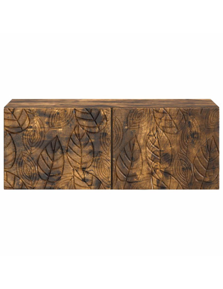 Mobile Porta TV da Muro 98 x 31 cm Rovere Fumo