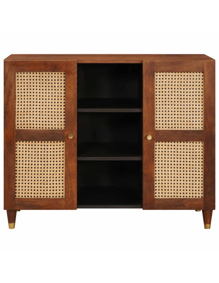 Credenza Marrone 90 x 33,5 x 75 cm Legno di mango massello