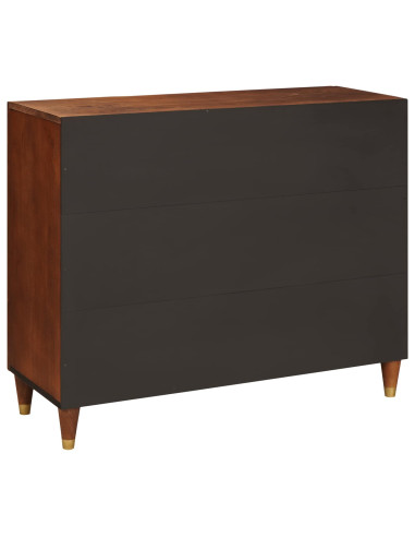 Credenza Marrone 90 x 33,5 x 75 cm Legno di mango massello