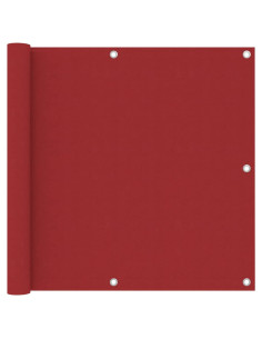 Paravento da Balcone Rosso 90x300 cm in Tessuto Oxford
