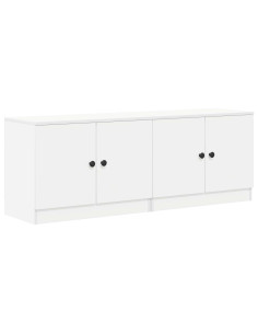 Armadietto per letto 2 pcs Bianco 66 x 35 x 48 cm