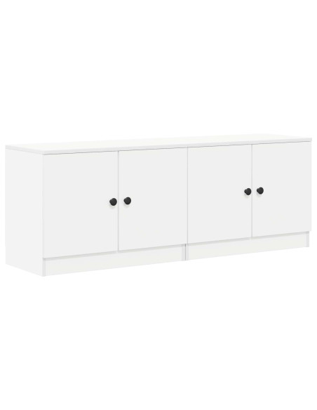 Armadietto per letto 2 pcs Bianco 66 x 35 x 48 cm