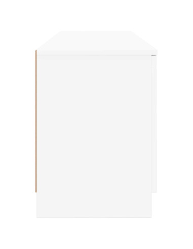 Armadietto per letto 2 pcs Bianco 66 x 35 x 48 cm