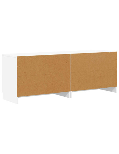 Armadietto per letto 2 pcs Bianco 66 x 35 x 48 cm