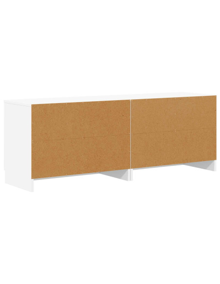 Armadietto per letto 2 pcs Bianco 66 x 35 x 48 cm