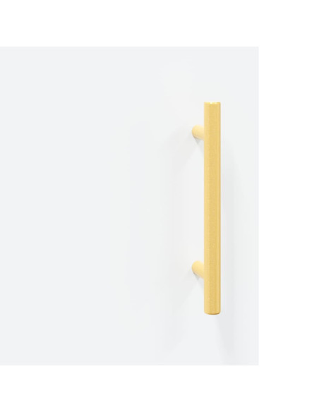 Credenza Bianca 34,5x34x180 cm in Legno Multistrato