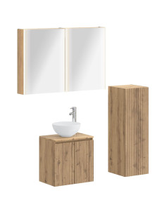 Set di mobili per il bagno 4 pcs Rovere Artigianale