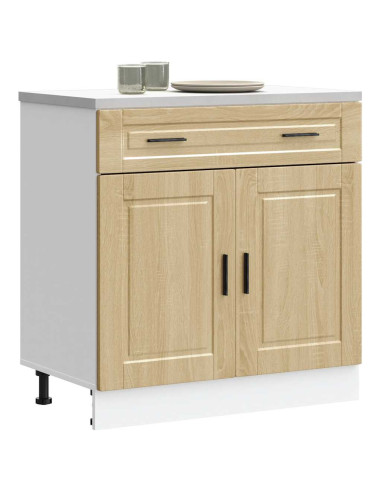 Base da Cucina Porto Rovere Sonoma in Legno Multistrato