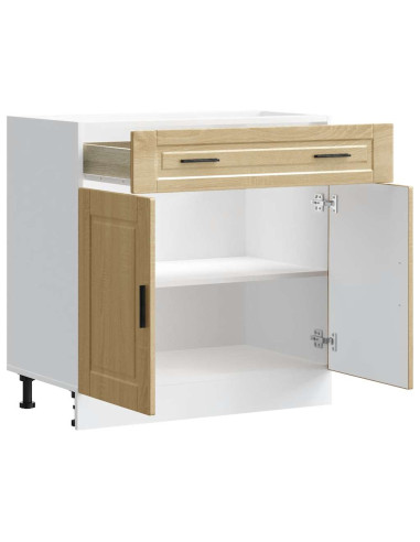 Base da Cucina Porto Rovere Sonoma in Legno Multistrato