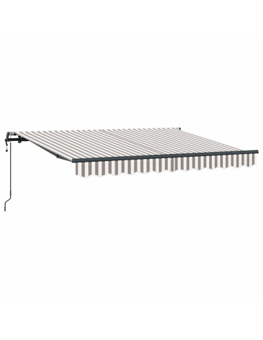 Tenda Retrattile Grigio chiaro e bianco 600 × 300 cm