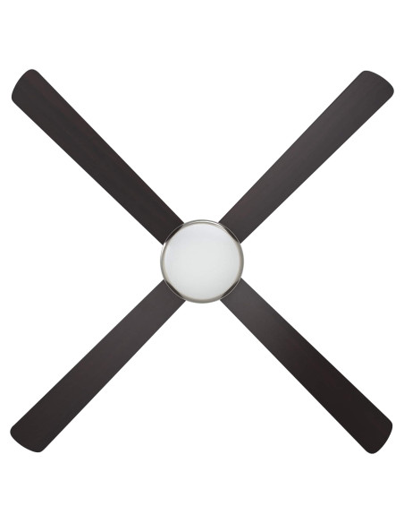 Ventilatore da soffitto con luce e telecomando Ø 130 cm