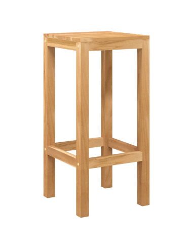 Set Bar da Esterno 5 pcs Non trattato Legno di teak solido