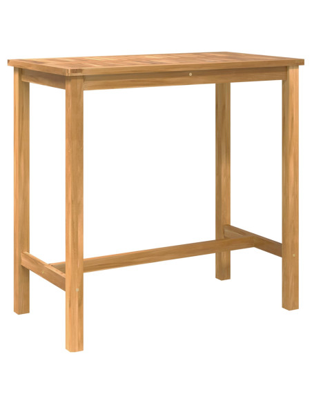 Set Bar da Esterno 5 pcs Non trattato Legno di teak solido
