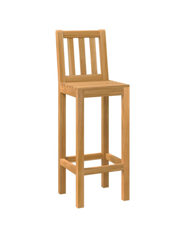 Set Bar da Esterno 5 pcs Non trattato Legno di teak solido