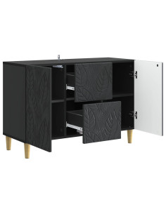 Credenza Nero 89 x 34,5 x 60 cm Legno ingegnerizzato 2