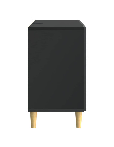 Credenza Nero 89 x 34,5 x 60 cm Legno ingegnerizzato