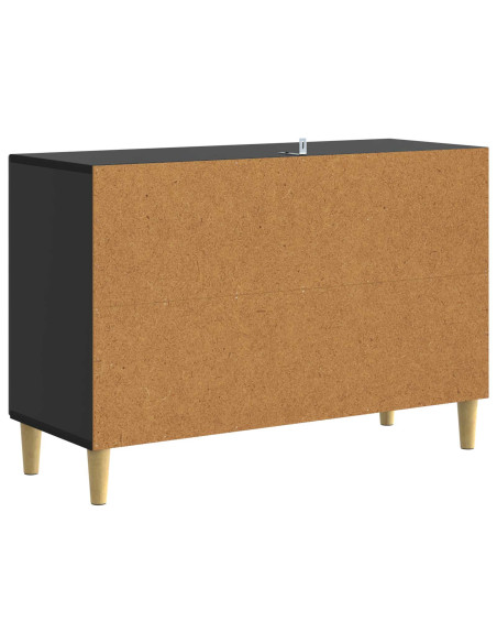 Credenza Nero 89 x 34,5 x 60 cm Legno ingegnerizzato