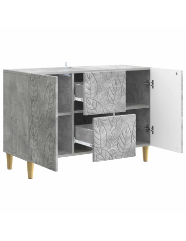 Credenza Grigio Cemento 89 x 34,5 x 60 cm Legno ingegnerizzato