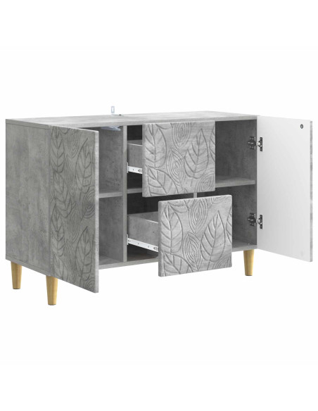 Credenza Grigio Cemento 89 x 34,5 x 60 cm Legno ingegnerizzato