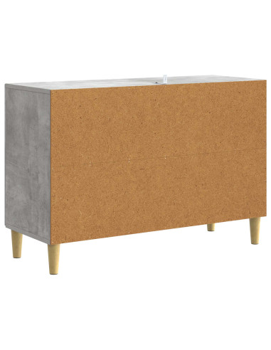 Credenza Grigio Cemento 89 x 34,5 x 60 cm Legno ingegnerizzato
