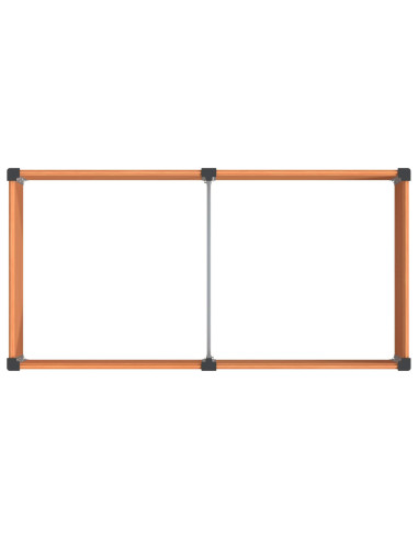 Letto rialzato da giardino Marrone 200 x 100 x 91 cm