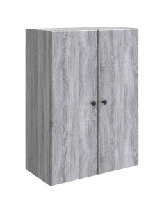 Mobiletto a muro Sonoma grigio 66 x 34,5 x 90 cm