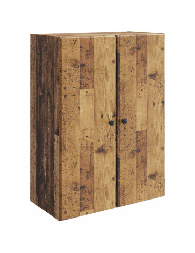 Mobiletto a muro Legno antico 66 x 34,5 x 90 cm