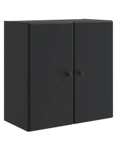 Mobiletto a muro Nero 59 x 31 x 60 cm Legno ingegnerizzato