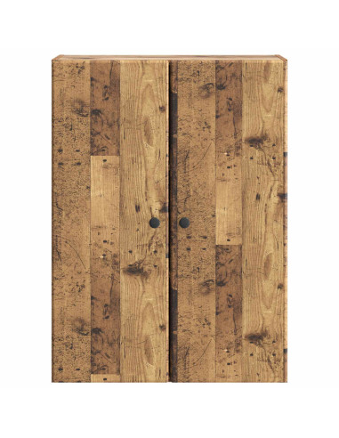 Mobiletto a muro Legno antico 66 x 34,5 x 90 cm
