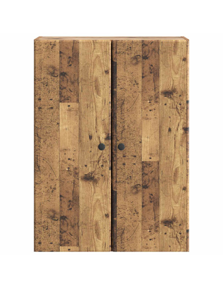 Mobiletto a muro Legno antico 66 x 34,5 x 90 cm