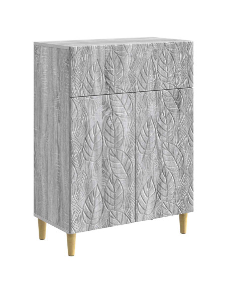 Credenza Sonoma grigio 66 x 34,5 x 90 cm Legno ingegnerizzato