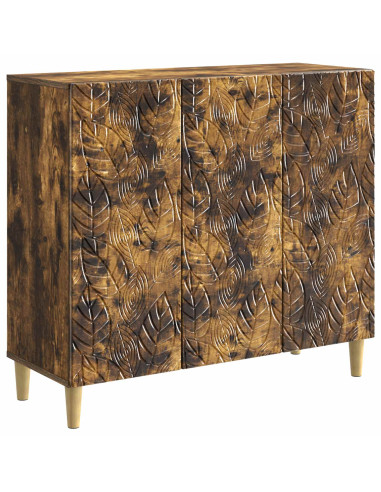 Credenza Rovere Fumo 89 x 34,5 x 80 cm Legno ingegnerizzato