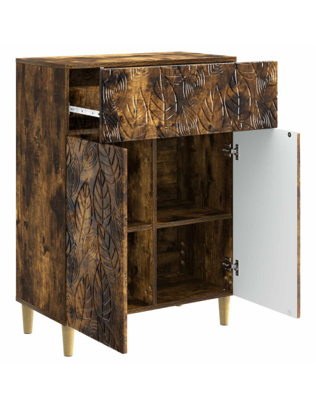 Credenza Rovere Fumo 66 x 34,5 x 90 cm Legno ingegnerizzato