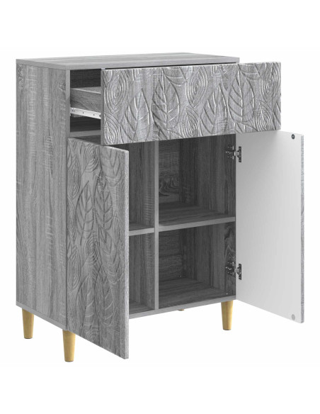Credenza Sonoma grigio 66 x 34,5 x 90 cm Legno ingegnerizzato
