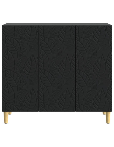 Credenza Nero 89 x 34,5 x 80 cm Legno ingegnerizzato