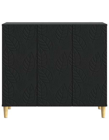 Credenza Nero 89 x 34,5 x 80 cm Legno ingegnerizzato
