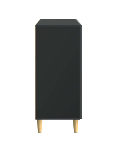 Credenza Nero 89 x 34,5 x 80 cm Legno ingegnerizzato