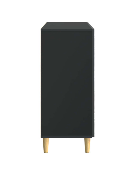 Credenza Nero 89 x 34,5 x 80 cm Legno ingegnerizzato