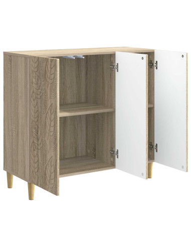 Credenza Rovere Sonoma 89 x 34,5 x 80 cm Legno ingegnerizzato