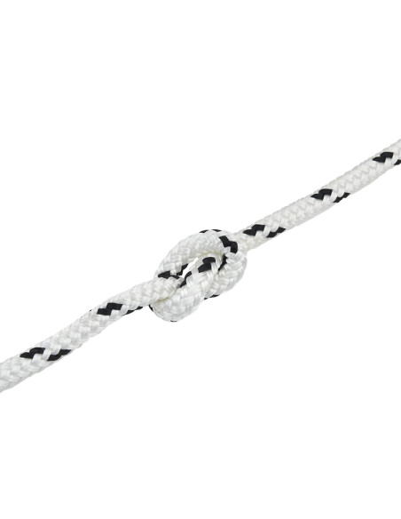 Corda da Barca 6 m 1.4 Bianco e Nero Poliestere